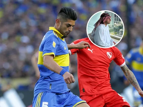 En modo Qatar: el llamativo look de Zambrano al estilo árabe