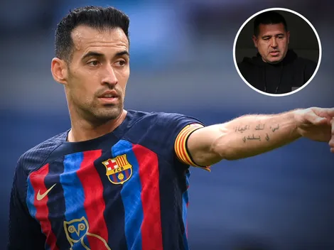 De un crack a otro: Riquelme había elogiado a Busquets y ahora fue el turno del español