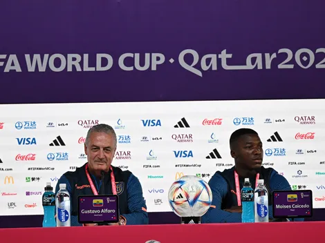 Alfaro defendió a un jugador suyo en conferencia: "No lo metan en problemas"