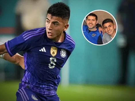 Almada al Mundial: el video viral que revela su fanatismo por Riquelme