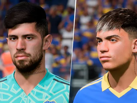 Están iguales: así se ven los jugadores de Boca en el FIFA 23
