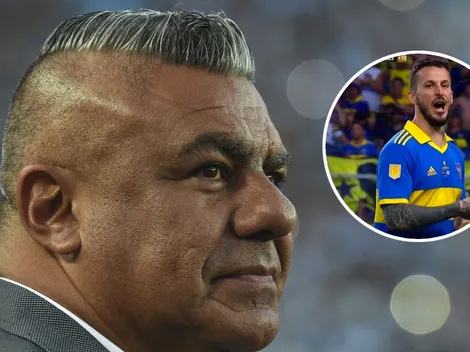 Fuerte crítica del Chiqui Tapia a Benedetto por su gesto en el partido contra Racing