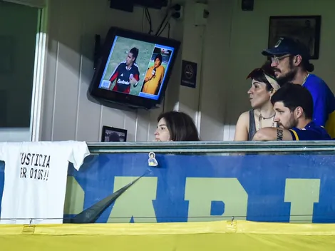 Lo lleva en la piel: Osvaldo se hizo un tatuaje de Maradona con la camiseta de Boca