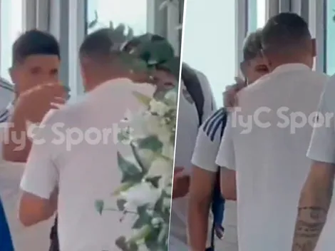 VIDEO | El gesto de Riquelme con el plantel antes de la final del Trofeo de Campeones