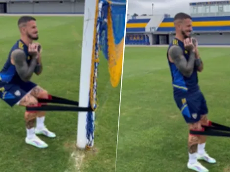 Cumpliendo con su palabra: Benedetto se entrena en Ezeiza un 24 de diciembre