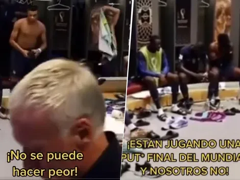 Video | Mbappé y Deschamps, durísimos en el entretiempo: "No se puede hacer peor"