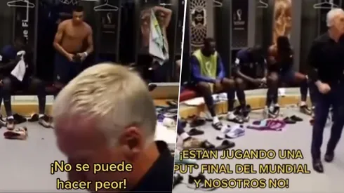Video | Mbappé y Deschamps, durísimos en el entretiempo: "No se puede hacer peor"