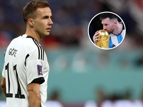 El sorpresivo posteo de Gotze para Messi