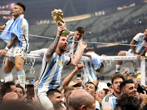 Video | Con Messi en andas: así fue la vuelta olímpica de Argentina tras ganar el Mundial