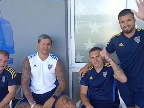 VIDEO | El mensaje especial de Rojo y todo el plantel de Boca para la Selección Argentina