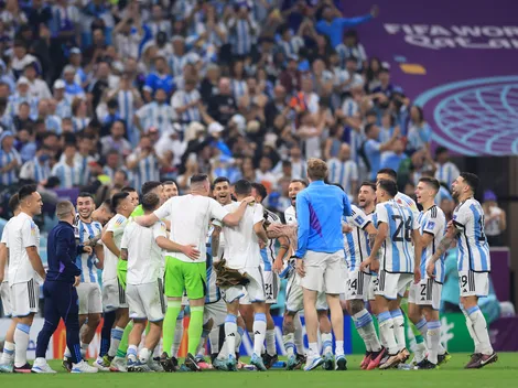 Sorpresa total: el jugador que quedó afuera de la lista y apareció en la celebración de Argentina