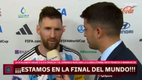 La promesa de Messi de cara a la final del Mundial