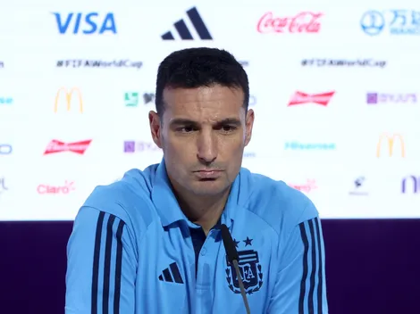 La firme respuesta de Scaloni a los medios europeos: "No compro eso"