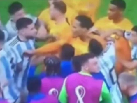 VIDEO | "Maradoneano": apareció una imagen inédita donde Messi agarra del cuello a Van Dijk