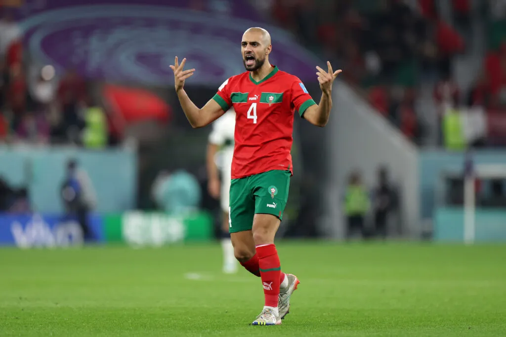 Amrabat, el dueño del fútbol de Marruecos. Foto: Getty