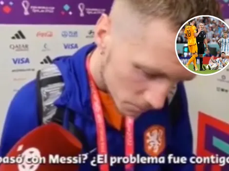 El 19 de Países Bajos cargó contra Messi tras su encontronazo: "Estoy decepcionado"