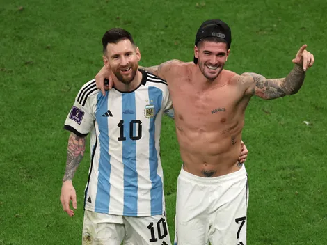 "Cuidado": el picante mensaje de Rodrigo De Paul para la prensa