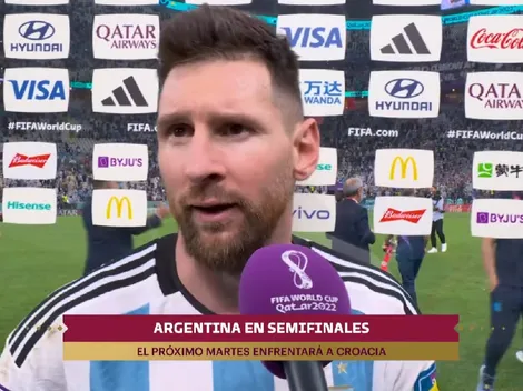 Messi atacó al árbitro y a la FIFA: "No está a la altura"