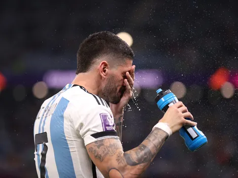 "Te está haciendo crecer": el llamativo mensaje que compartió De Paul en la previa al partido vs. Países Bajos