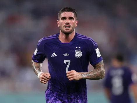 El tajante mensaje de Rodrigo De Paul sobre su estado físico para el viernes