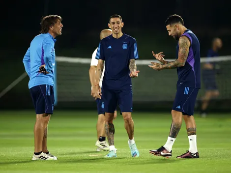 Argentina piensa en Países Bajos: Di María trabajó con normalidad y Scaloni sorprendió con la elección de algunos nombres