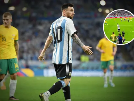 VIDEO | Destruidos en segundos: australianos cantaban contra Messi y justo llegó el gol
