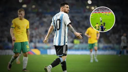 VIDEO | Destruidos en segundos: australianos cantaban contra Messi y justo llegó el gol