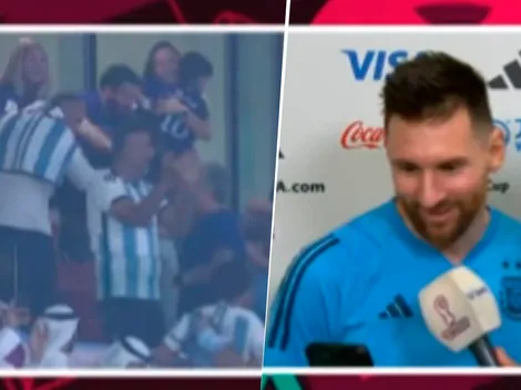 VIDEO | La emocionante reacción de Messi al ver el festejo de sus hijos durante Argentina – Australia
