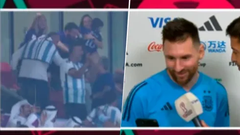 VIDEO | La emocionante reacción de Messi al ver el festejo de sus hijos durante Argentina - Australia