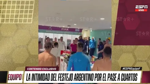 VIDEO | El festejo de Argentina en el vestuario y por qué no estuvo Messi
