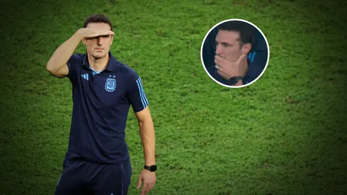 VIDEO | La sorpresiva reacción de Scaloni al gol de Messi