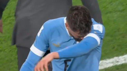 Preocupación en Uruguay: Bentancur pidió el cambio y se retiró entre lágrimas