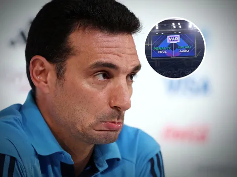 Scaloni apuntó contra el VAR: "Es difícil de digerir"