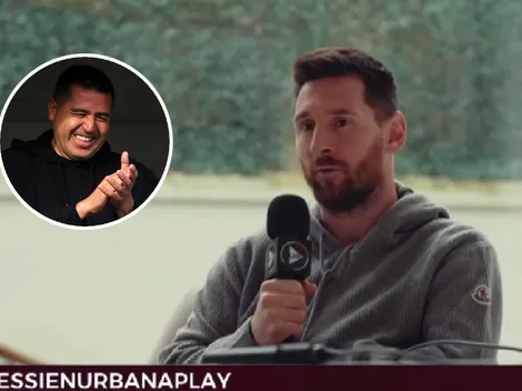 Messi habló de sus chats con Riquelme: "Él también había tenido un par de encuentros con Van Gaal"