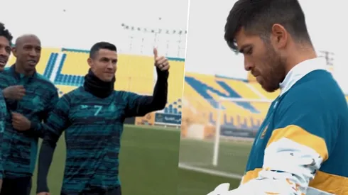 VIDEO | Así fue el primer entrenamiento de Rossi con Cristiano en Al Nassr