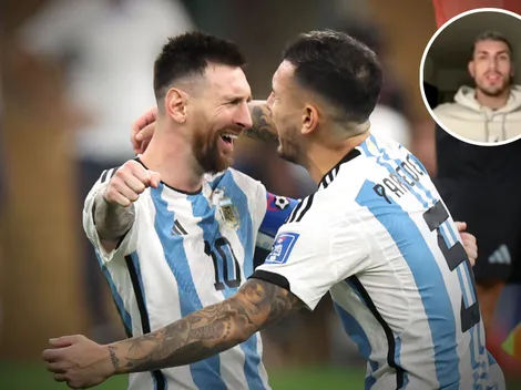 Paredes contó qué le dijo a Messi ni bien terminó la final del Mundial