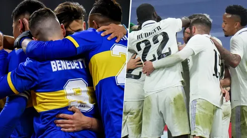 Una curiosa comparación entre Boca y Real Madrid. Foto: Boca Oficial/Getty