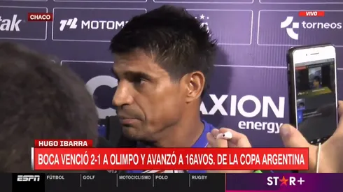 Ibarra habló de su futuro.