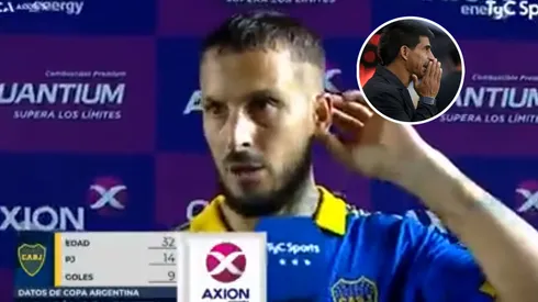 Benedetto habló tras la victoria en Copa Argentina.