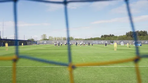Reunión clave en el Predio de Ezeiza. Foto: Prensa CABJ