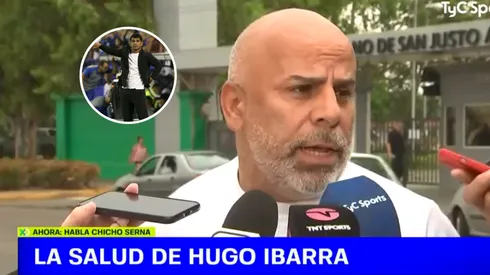 Serna transmitió tranquilidad sobre la salud de Ibarra.