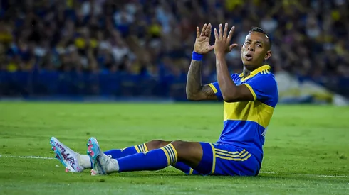 El colombiano se fue silbado de La Bombonera. Foto: Getty