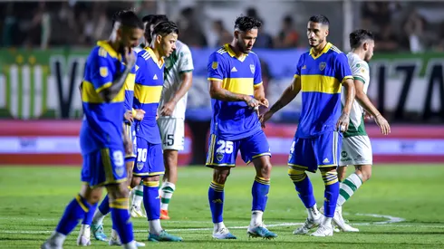 Las caras lo dicen todo: Boca no anduvo bien en Banfield. Foto: Getty.