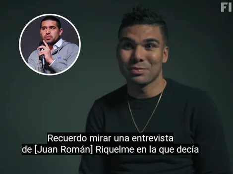 Casemiro sorprendió a todos y citó a Riquelme en una reflexión futbolística: "Escuché que dijo..."