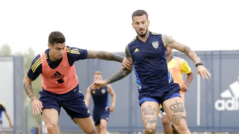 Benedetto debió abandonar la práctica de fútbol. (Prensa Boca)