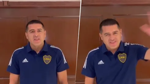 El anuncio de Riquelme en redes. Foto: Captura