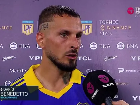 "No nos desesperamos": el mensaje de Benedetto tras el empate de Boca