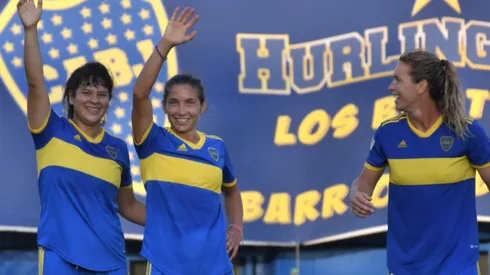 Primer triunfo de las Gladiadoras en el torneo. Foto: Boca Oficial