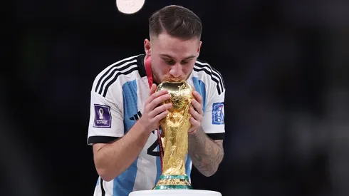 La gloria eterna para el exBoca. Foto: Getty.