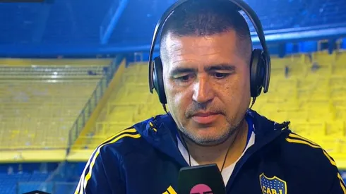 El mensaje de Riquelme. Foto: Captura